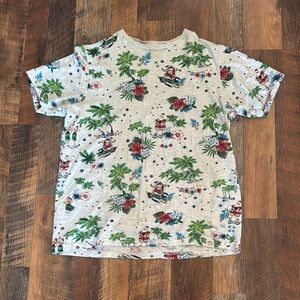 Free Planet Kids Tropical Adventure Tee - Gray and Multicolor